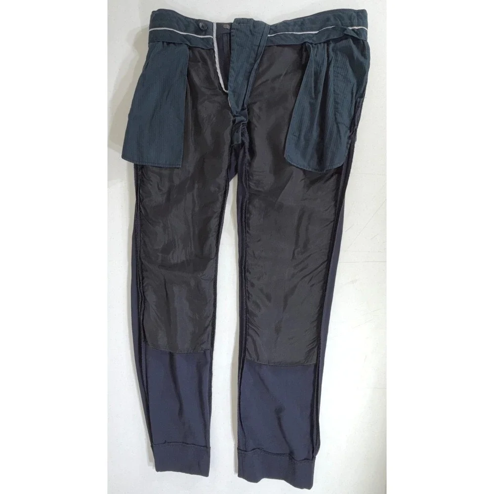 Banana Republic Dress Pants 32x34 (33x32) Navy Modern Slim Fit Italian Wool READ